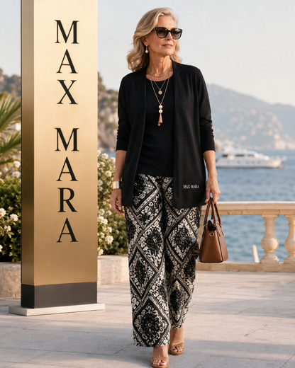 Coordinato 3 pezzi MAX MARA (Maglia+Pantalone+Coprispalle)