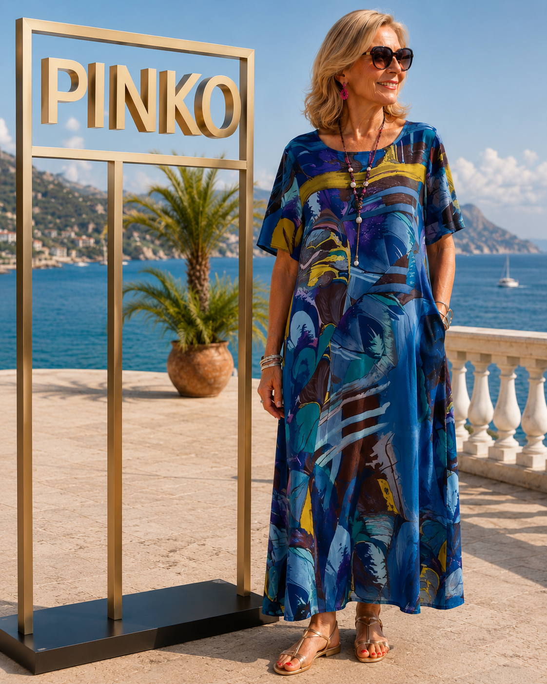 Abito in seta di gelso PINKO
